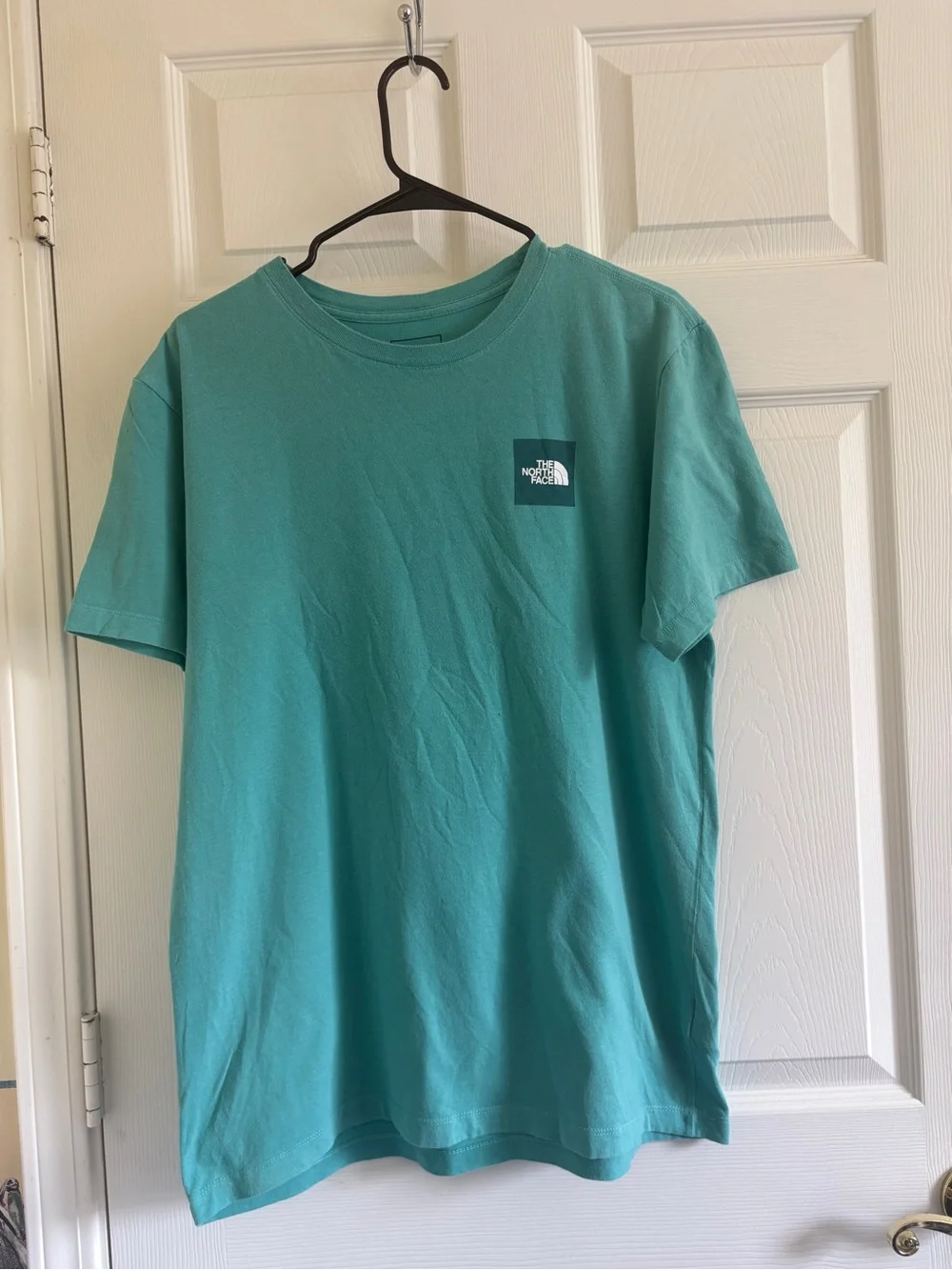 The North Face Men's Short Sleeve Tee in Teal Green